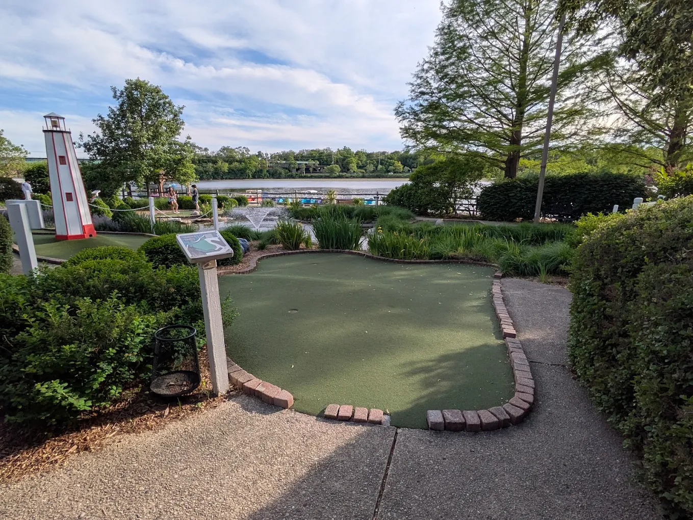 Down the greens